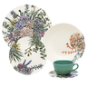 Aparelho De Jantar E Chá De Cerâmica Unni Bothanica 20 Peças - 