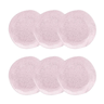 Conjunto De 6 Pratos Fundos 22,5cm Ryo Pink Sand Oxford - 