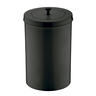 Lixeira Cesto 8 Litros Preto Tampa Esconde Sacola Banheiro - 