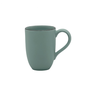 Caneca De Cerâmica Flat 350Ml Azul Menta Acetinado Oxford