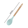 colher em silicone e cabo em madeira water blue png 2