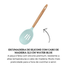 espumadeira em silicone com cabo de madeira water blue png 1