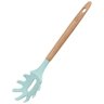 colher espaguete de silicone cabo de madeira water blue png 2