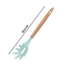 colher espaguete de silicone cabo de madeira water blue png 2