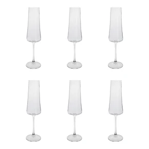 58643 jogo 6 tacas champanhe xtra cristal ecologico bohemia crystal