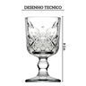 46639 jogo 6 tacas licor timeless vidro pasabahce desenho