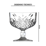 46700 taca sobremesa timeless vidro pasabahce desenho