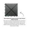 160303 piso modular acqua kap kit 6 pecas preto kapazi descr