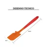 5288 espatula profissional silicone 36cm vermelho weck desenho