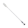 5699 colher bailarina em aco inox de coquetel e gin com garfo 40cm weck delado