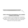 5734 porta comandas profissional de aluminio e esferas 90cm weck descr