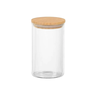29951 porta mantimento em vidro com tampa empilhavel em bambu 1l houseware