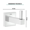 b5003e8cr0 cabide new elite cromado celite desenho