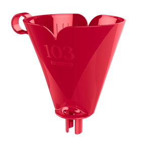 sr11035 suporte para filtro de cafe tamanho 103 vermelho sanremo