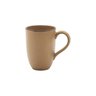 Caneca De Cerâmica Flat 350ml Ocre Marrom Oxford