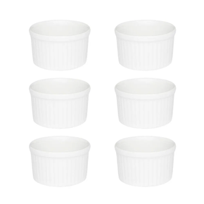 081517 conjunto de 6 ramequins 6x3cm 50ml branco oxford