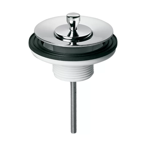 00444306 valvula de saida d agua universal com tampa de metal docol luxo chromado docol