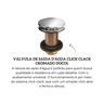 00922406 valvula de saida d agua click clack cromado docol descr