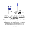 9565 kit para caixa acoplada entrada master flux e saida convencional lateral censi descr