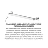 7048416 toalheiro barra duplo lorenvogue cromado lorenzetti ref 2042 c98 2040 c98 descr