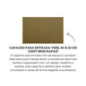 01730501 capacho para entrada vinil 40 x 60 cm light bege kapazi descr