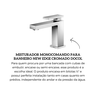 00925306 misturador monocomando para banheiro new edge cromado docol descr