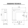 00925306 misturador monocomando para banheiro new edge cromado docol desenho