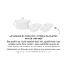 007956 aparelho de sopa com 5 pecas flamingo white oxford descr