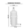 7411014 refil para purificador de agua gioviale rpc 01 lorenzetti desenho