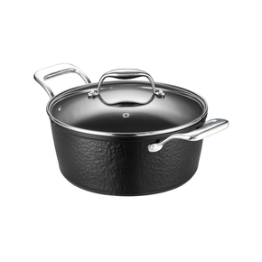 141753 cacarola antiaderente para inducao 24cm gourmet preta oxford delado