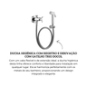 00502506 ducha higienica com registro e derivacao com gatilho trio docol descr