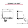 7540401 ducha chuveiro jet turbo multitemperatura 220v7800w lorenzetti desenho