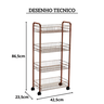 255co organizador multiuso 4 nivel cobre acetinado future desenho