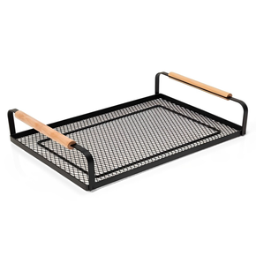 309427 bandeja retangular rack media preto copa cia