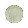 Prato Sobremesa De Porcelana 21,5Cm Ryo Bambu Oxford - 