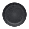 Prato Fundo De Cerâmica 20,5Cm Flat Ônix Preto Oxford