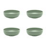 Conjunto Com 4 Tigelas Flat 16,5Cm 600ml Matcha Verde Oxford - 