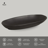 travessa oval funda organico preto matte porto brasil 1