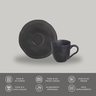 xicara de cafe com pires organico preto matte porto brasil 2