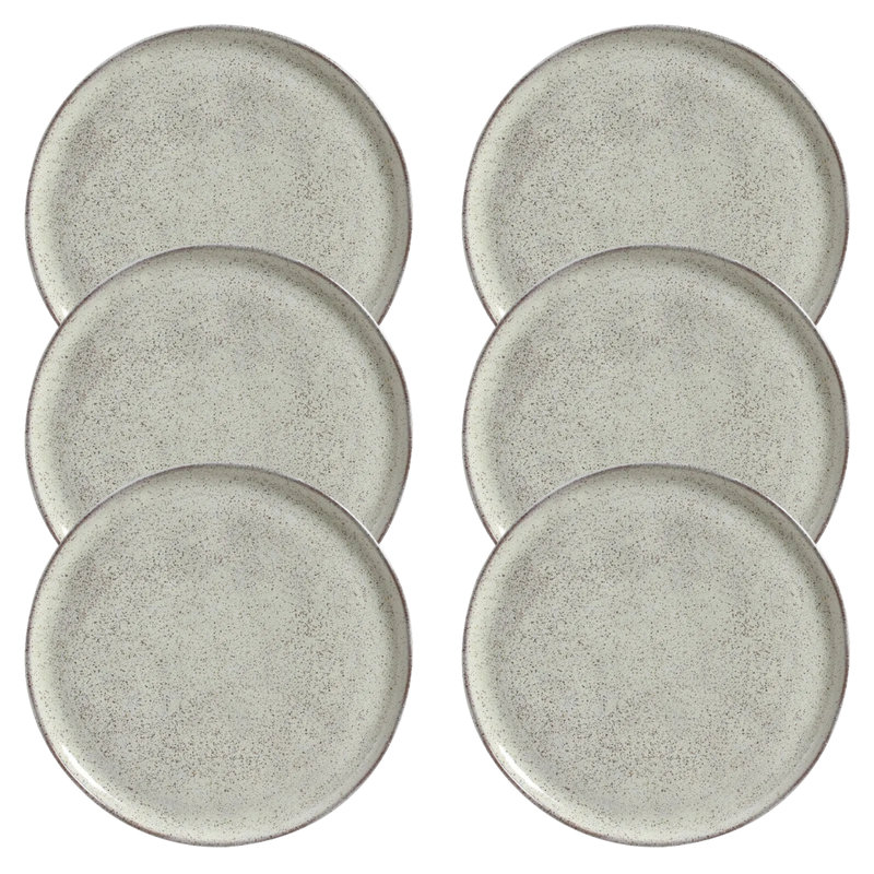 Conjunto Com 6 Pratos Raso Bio Pistache 27,5cm | Loja Kaster