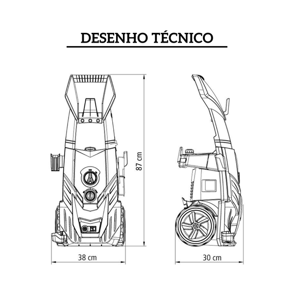 lavadora alta pressao 2100w tramontina master