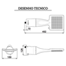 7510151 chuveiro loren shower ultra multitemperaturas 220v 7500w lorenzetti desenho