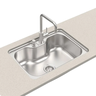 93806192 cuba undermount em aco inox com valvula 69x49 cm tramontina morgana 60 fx ambiental 1