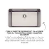94000112 cuba de embutir undermount em aco inox 70x40 cm tramontina design collection quadrum descr
