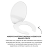 3319810010100 assento sanitario original acesso plus branco celite descr