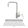 94520022 monocomando em aco inox e bica articulada tramontina angolare descr