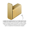 00960972 cabide de parede docol flat ouro escovado descr