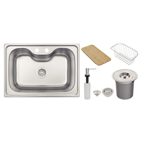 93806082 cuba com acessorios e lixeira de embutir 5l tramontina morgana 60 fx undermount