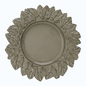 202150 sousplat leaf taupe antique copa cia
