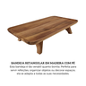bandeja retangular acacia madeira de acacia com pe fracalanza 1